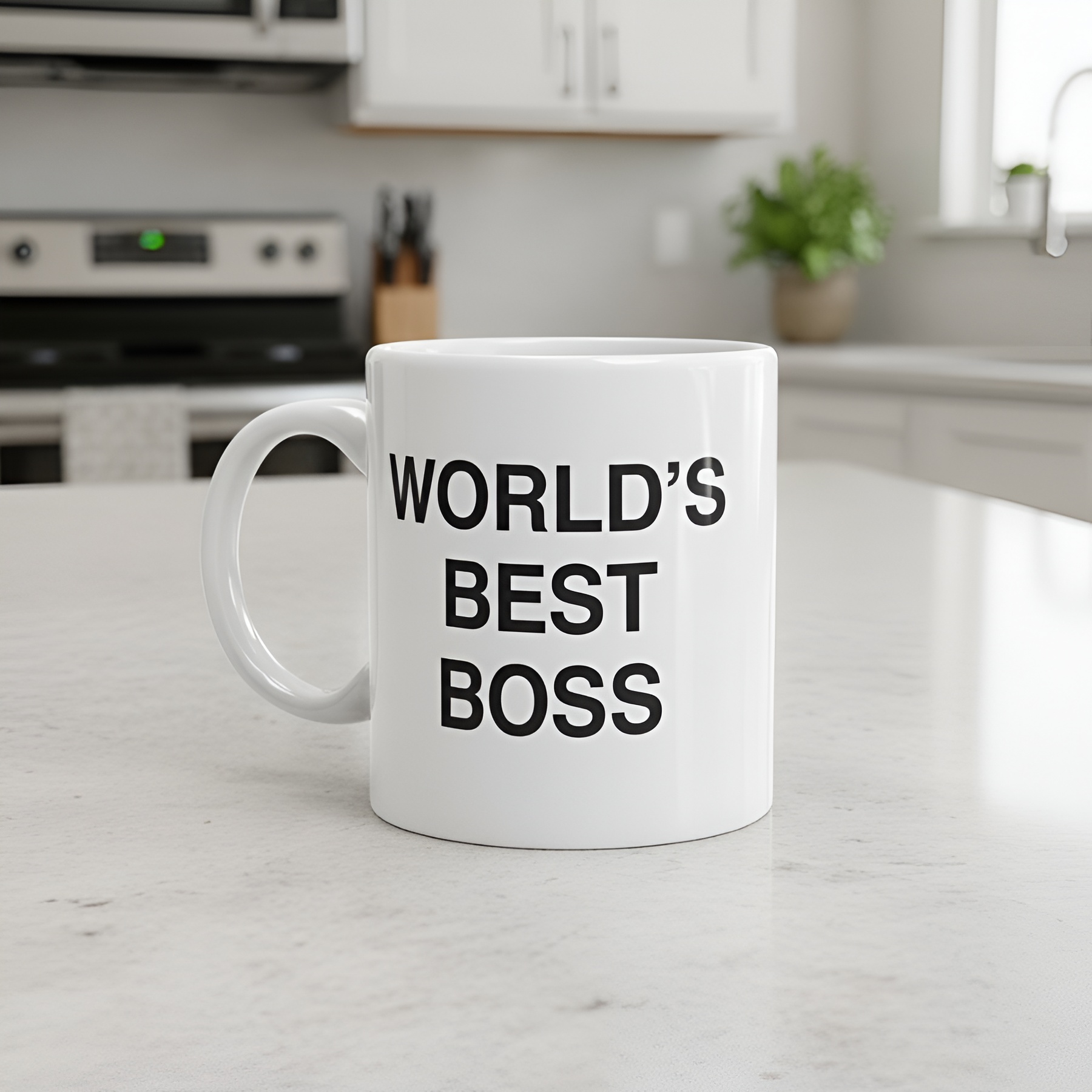 Office Desk Mug With Quote For Boss And Team Members