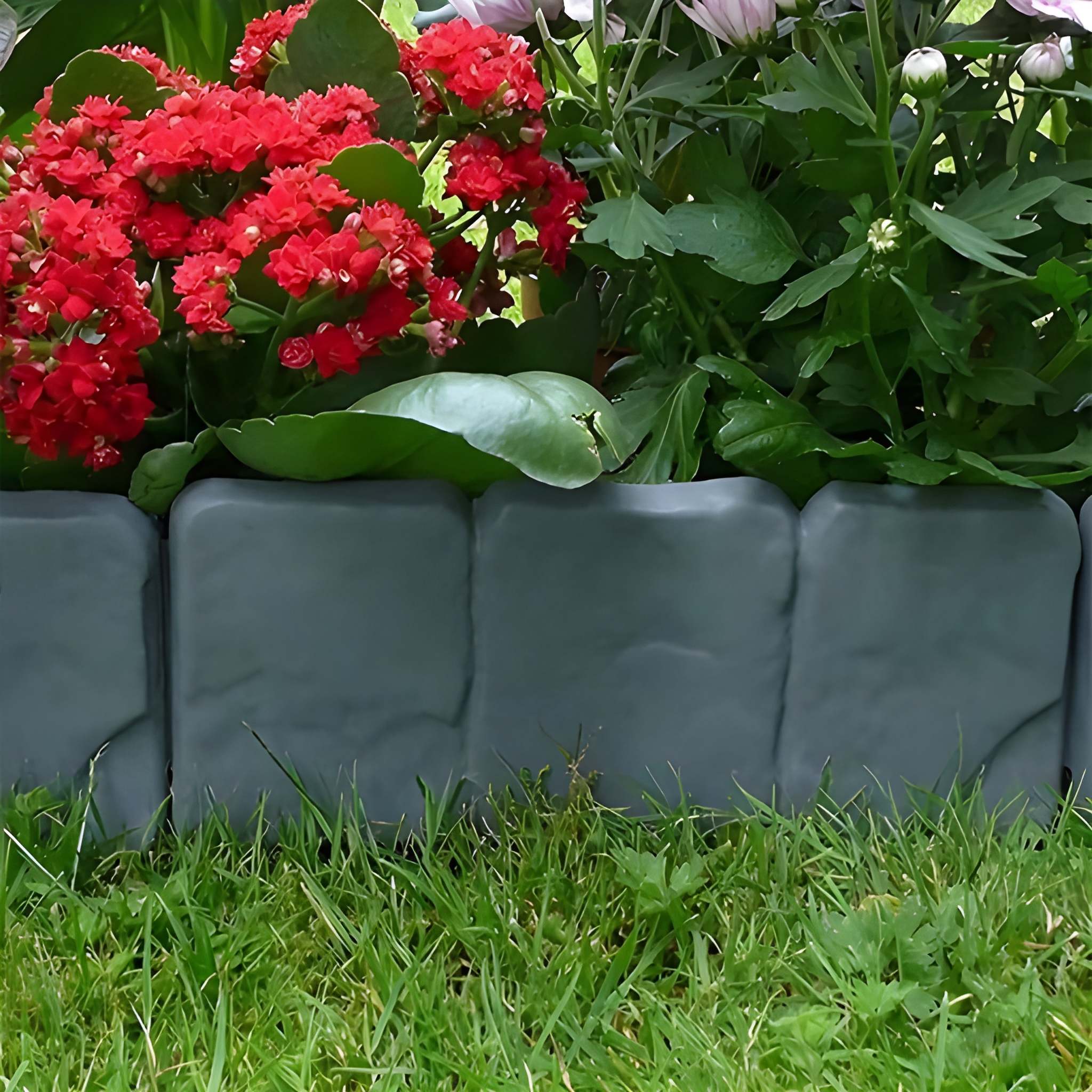 10/20pcs Plastic Fencing, Foldable Small Garden Fence, Landscape Edging Border For Garden