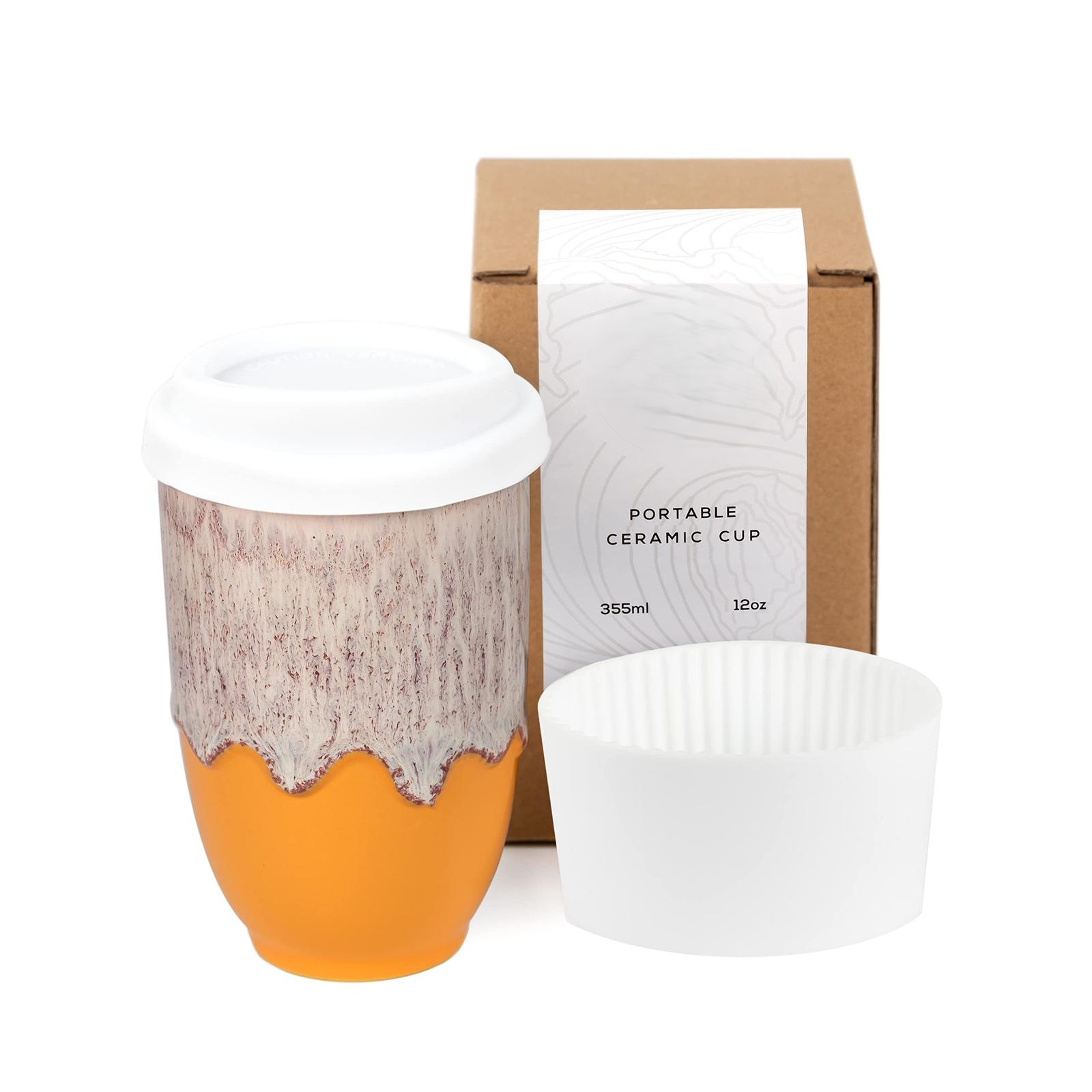 Portable And Reusable Travel Mug With Lid