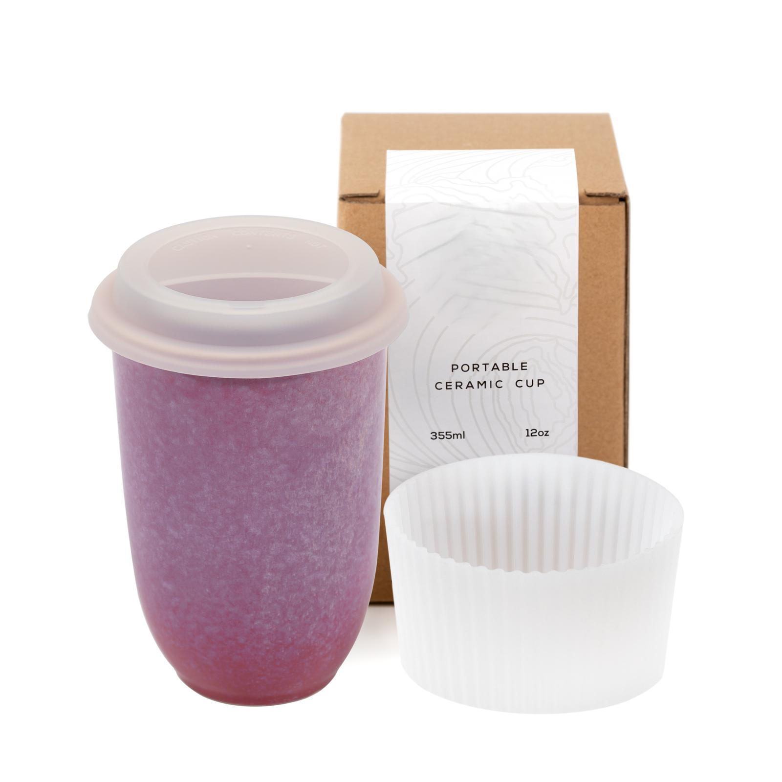 Portable And Reusable Travel Mug With Lid