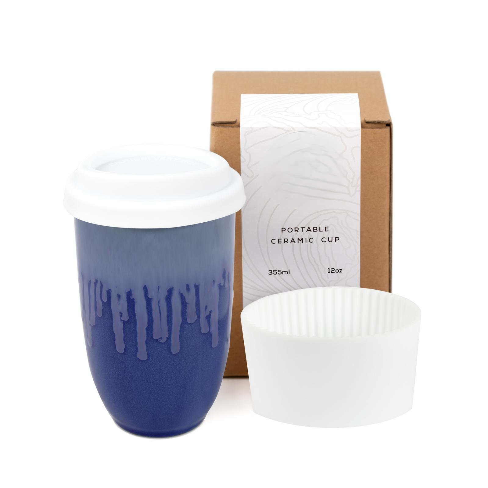 Portable And Reusable Travel Mug With Lid