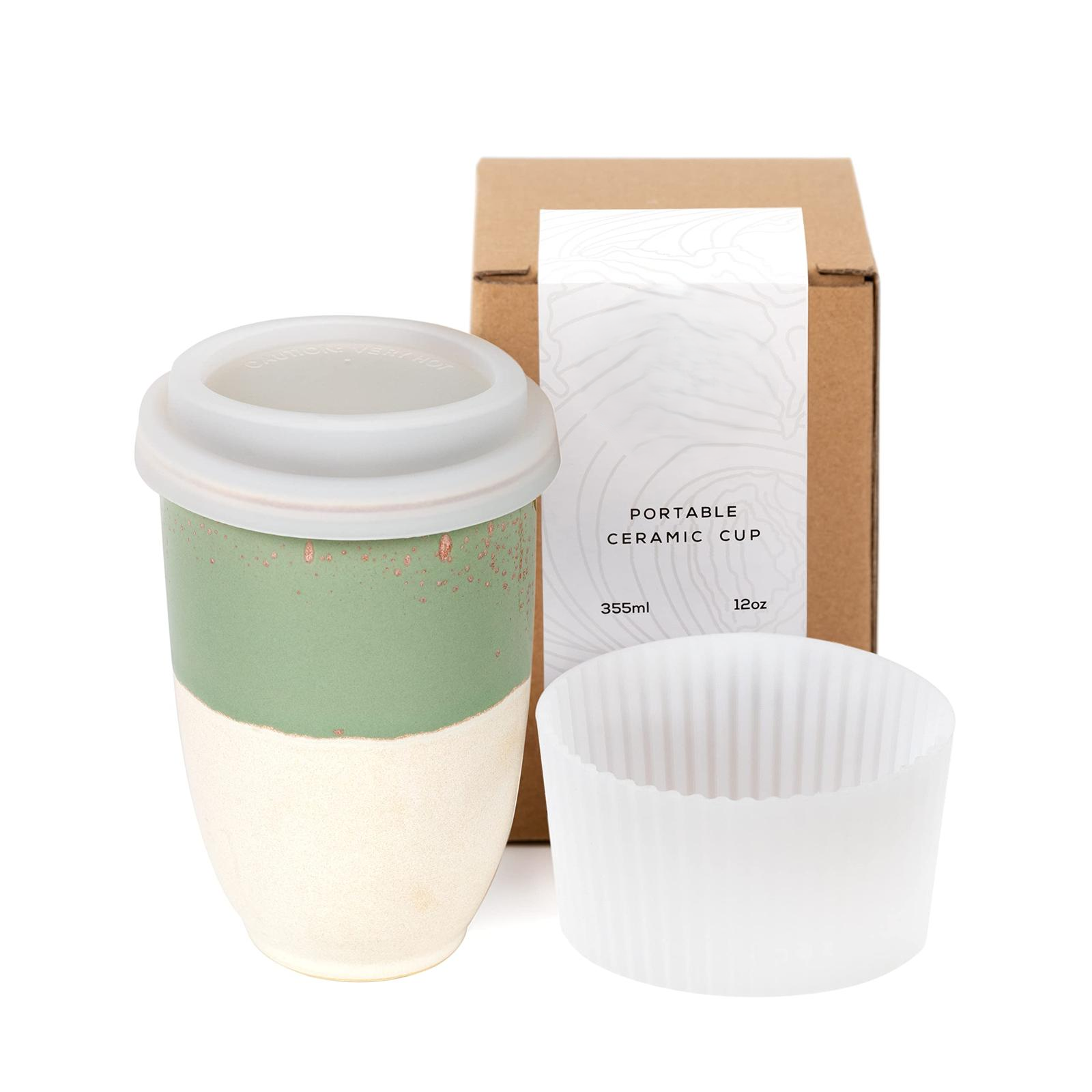 Portable And Reusable Travel Mug With Lid