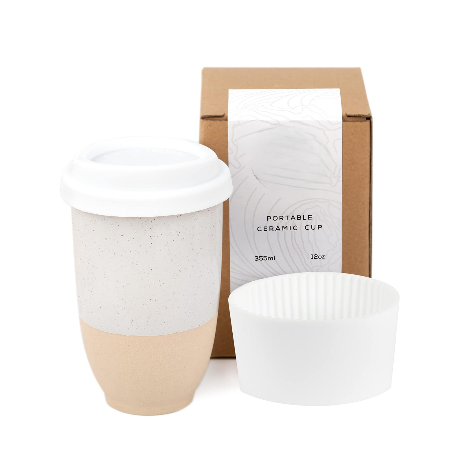 Portable And Reusable Travel Mug With Lid