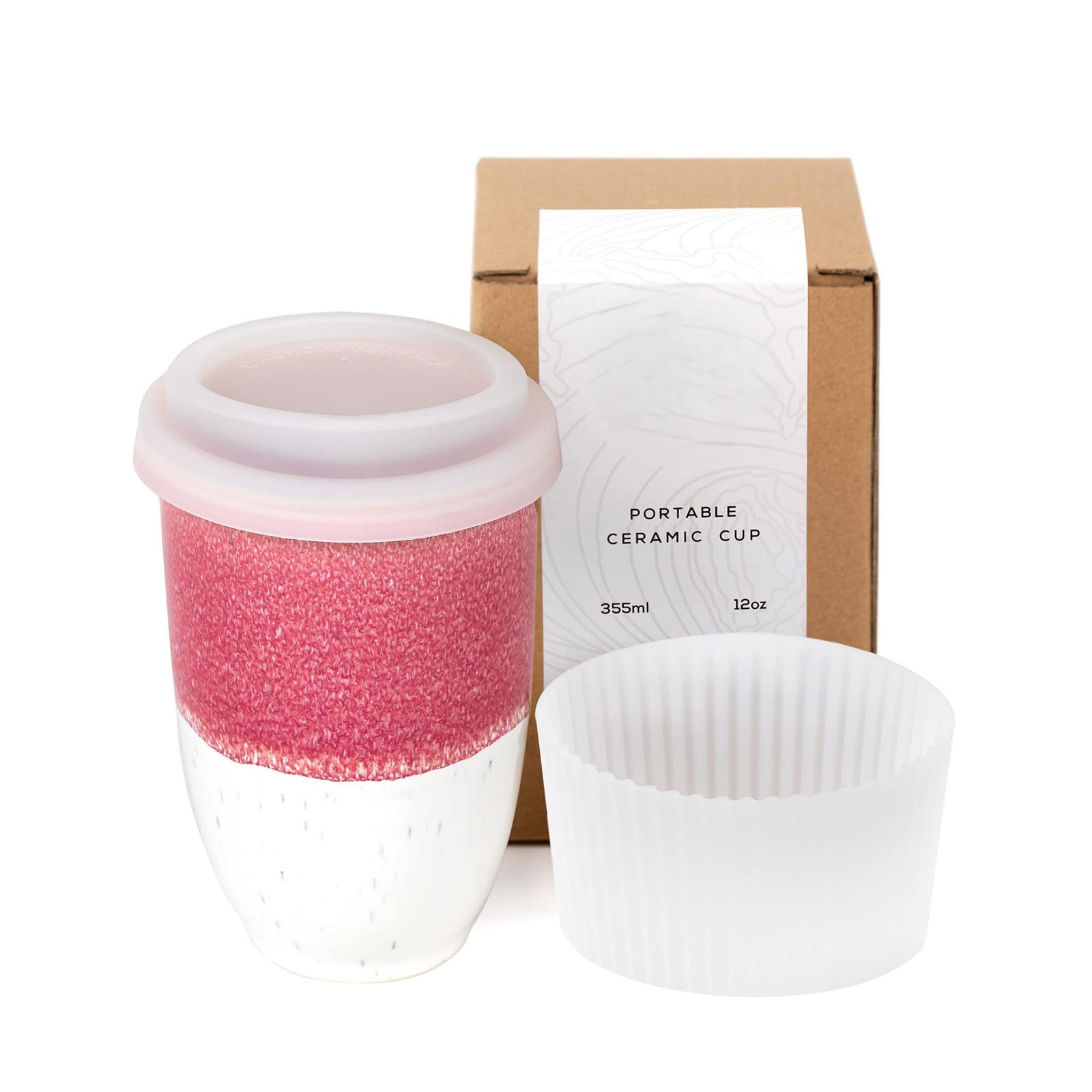 Portable And Reusable Travel Mug With Lid