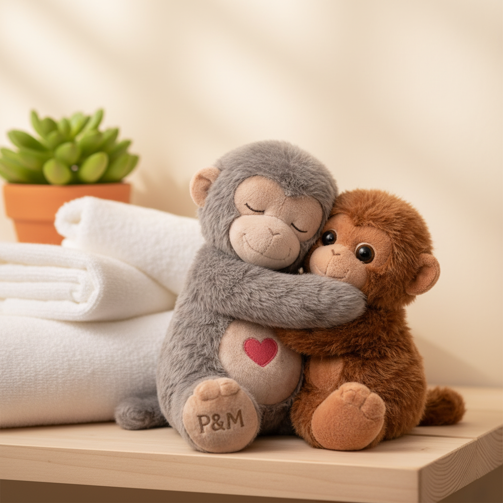Punch Monkey And Momo Chan Stuffed Plush ToyPunch Monkey And Momo Chan Stuffed Plush Toy - Image 10