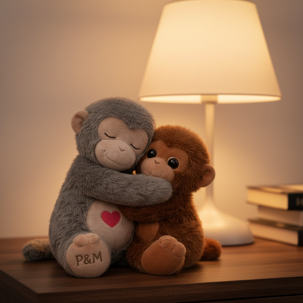 Punch Monkey And Momo Chan Stuffed Plush ToyPunch Monkey And Momo Chan Stuffed Plush Toy - Image 6