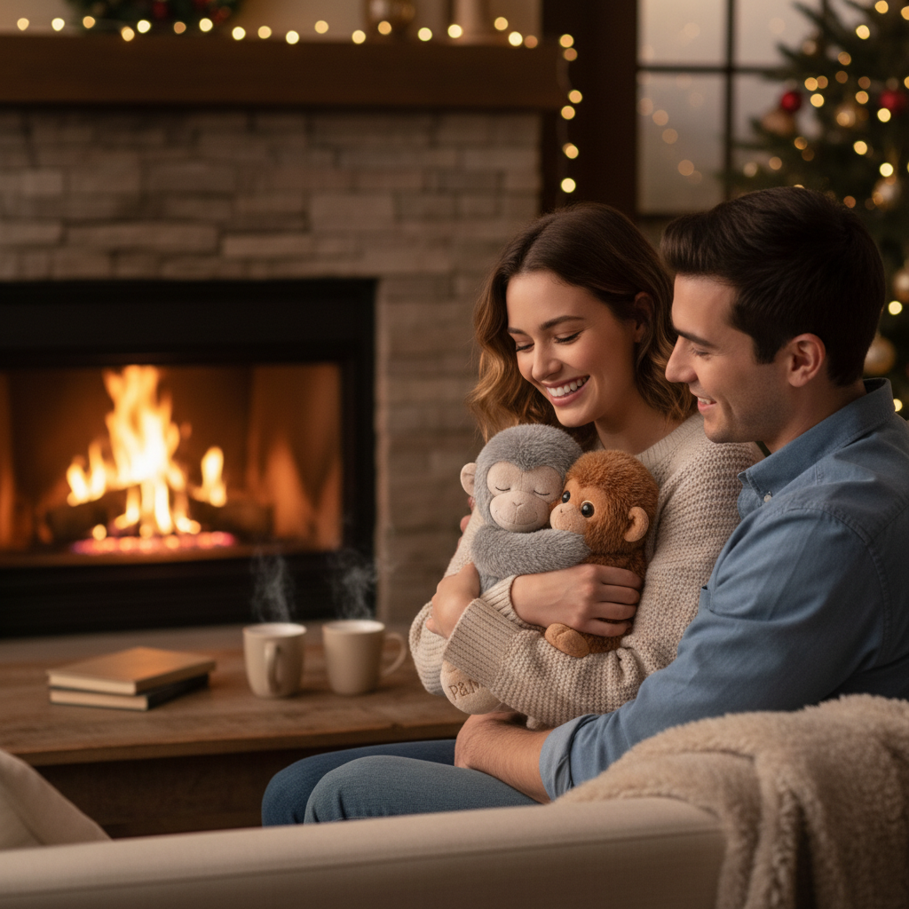 Punch Monkey And Momo Chan Stuffed Plush ToyPunch Monkey And Momo Chan Stuffed Plush Toy - Image 12