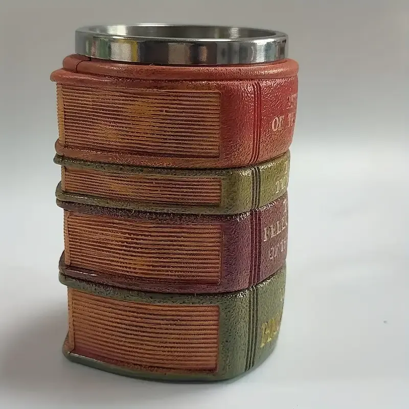 Retro Stacked Books Coffee Mug