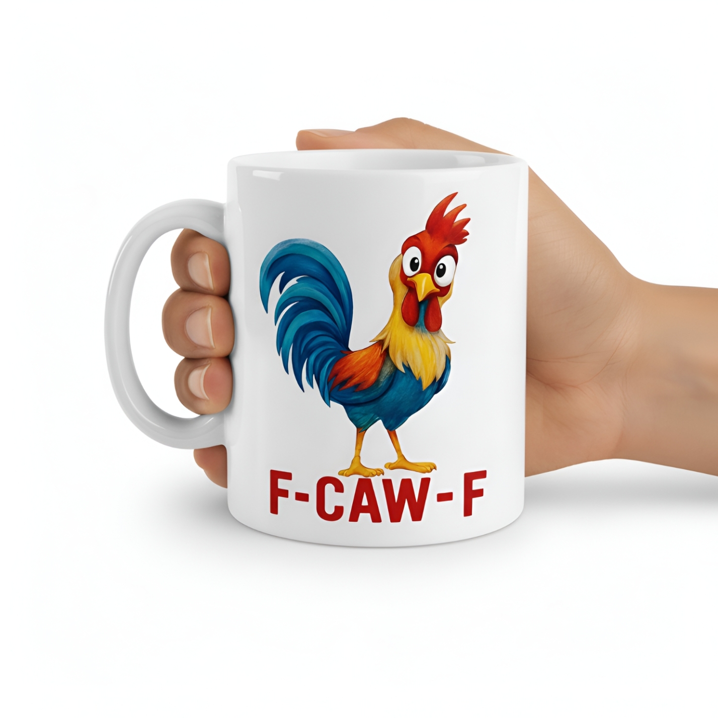 Rooster Design Ceramic Coffee Mug