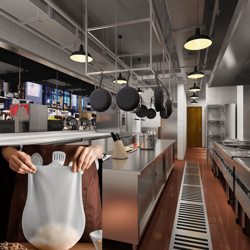 3 Packs Silicone Kneading Bag3 Pieces Silicone Dough Kneading Bags - Image 2