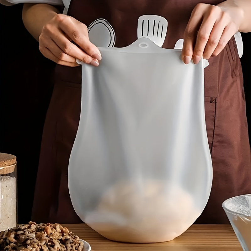 3 Packs Silicone Kneading Bag