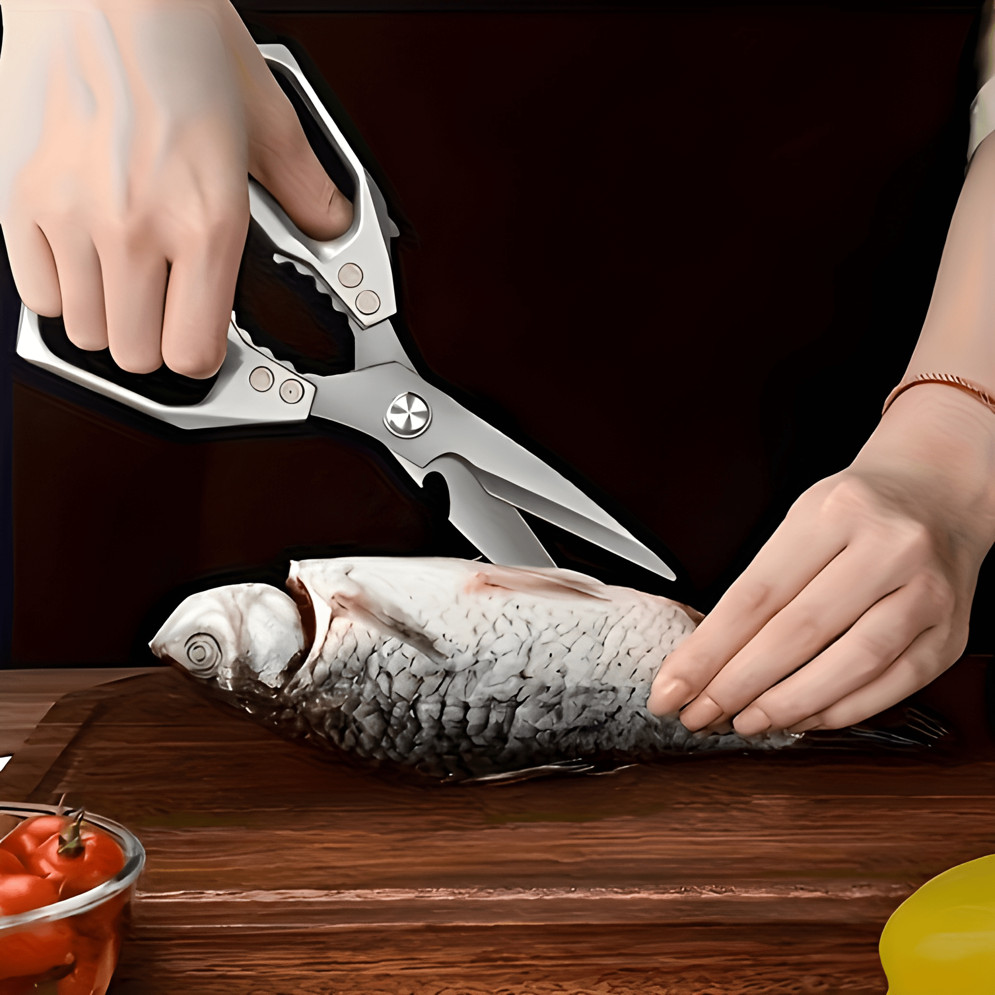 Stainless Steel Professional Multi Functional MeatStainless Steel Kitchen Scissors For Meat And Food Cutting - Image 2