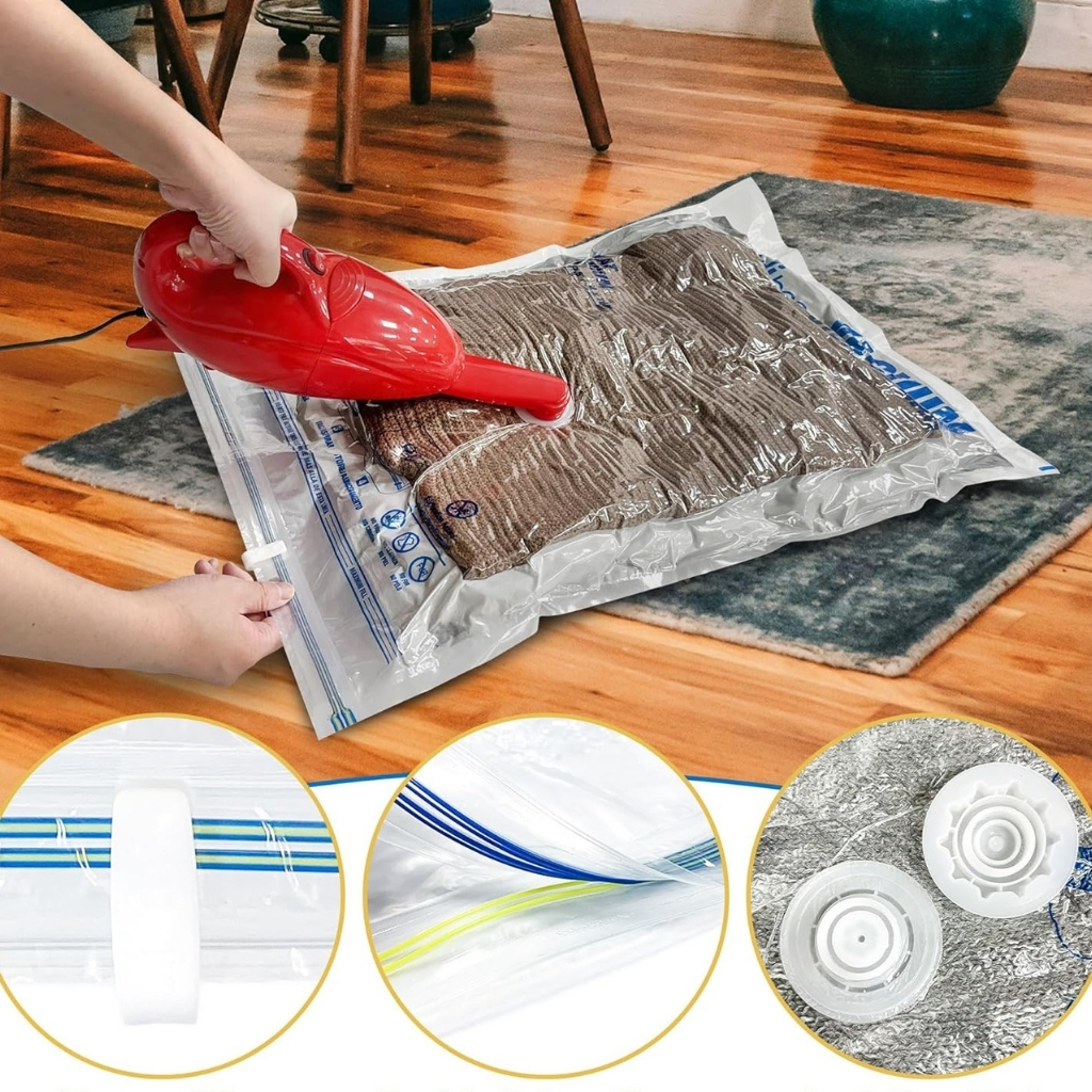 Travel Vacuum Bags With Electric Pump For Luggage And SuitcaseTravel Vacuum Bags With Electric Pump For Luggage And Suitcase - Image 12