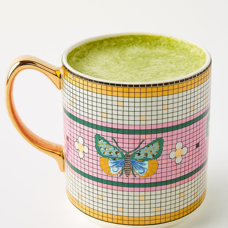 The Bistro Tile Stoneware Mug-Bake EverythingThe Bistro Tile Stoneware Mug - Image 5