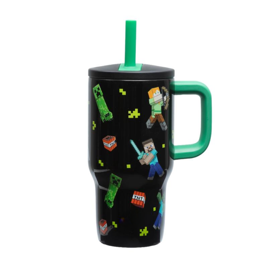16 Oz Cartoon Themed Insulated Stainless Steel Tumbler For Kids