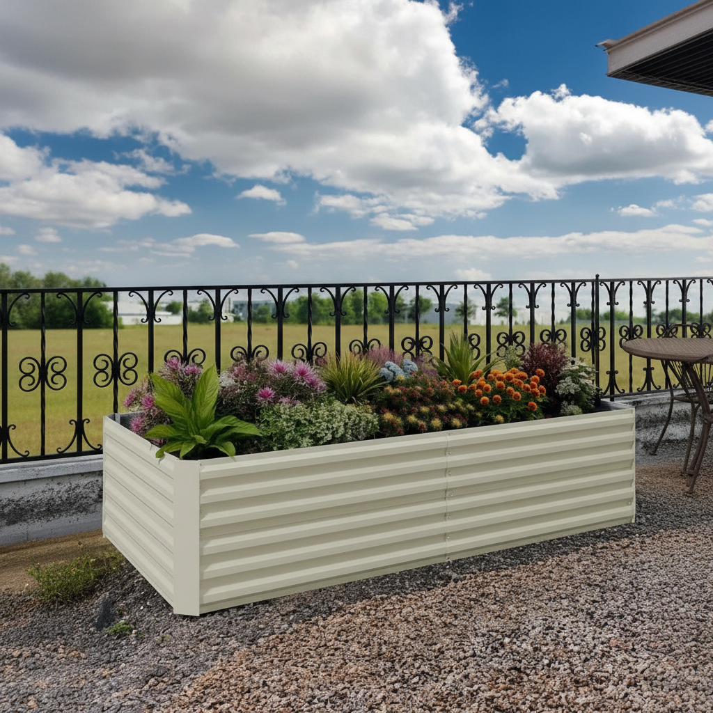 Outdoor Raised Garden Bed Open Bottom Deep Root Planter BoxOutdoor Raised Garden Bed Open Bottom Deep Root Planter Box - Image 2