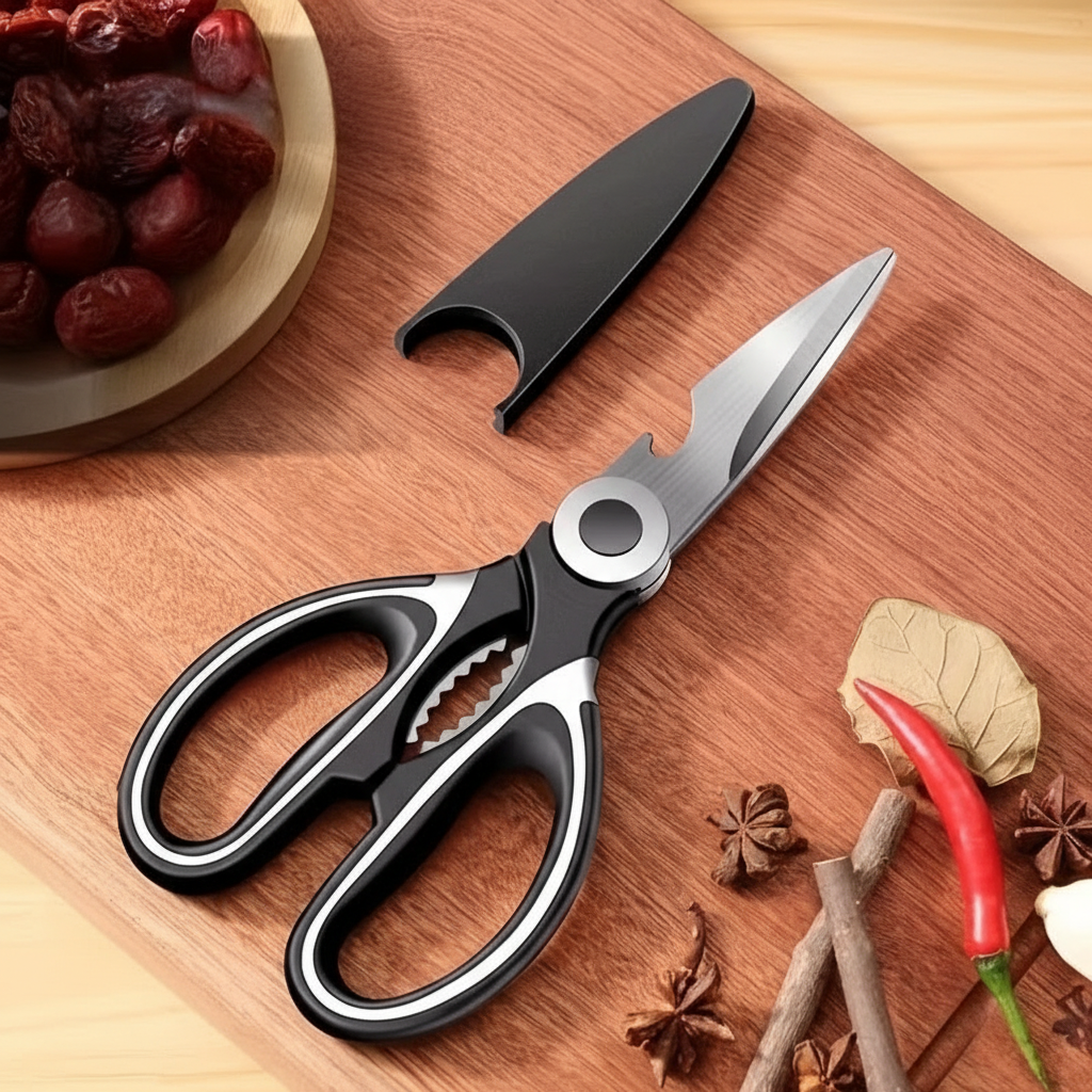 Stainless Steel Kitchen Shears For Easy CuttingStainless Steel Kitchen Shears For Easy Cutting - Image 2