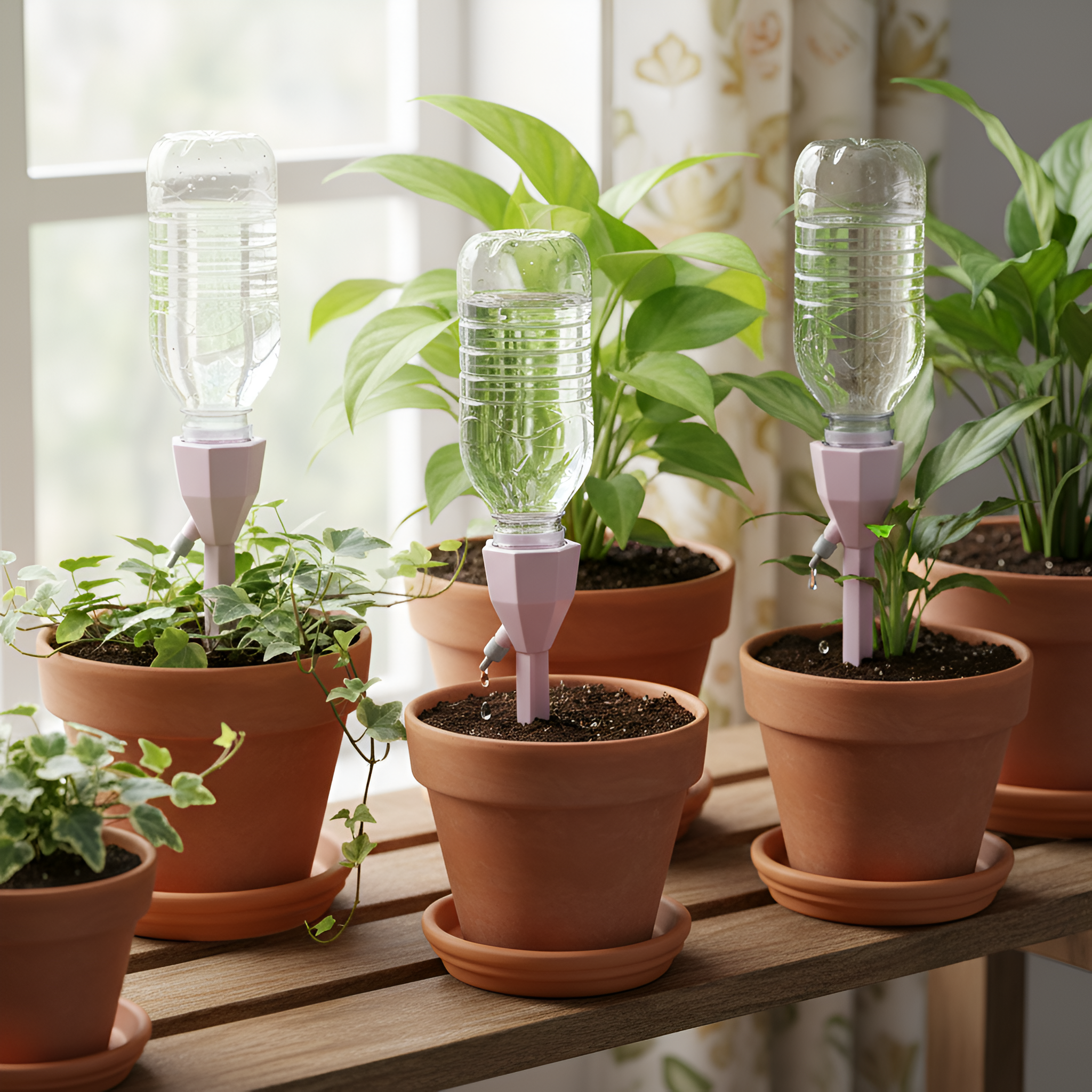 Pack Of 10 Easy Drip Irrigation Watering Spikes For Potted Plants