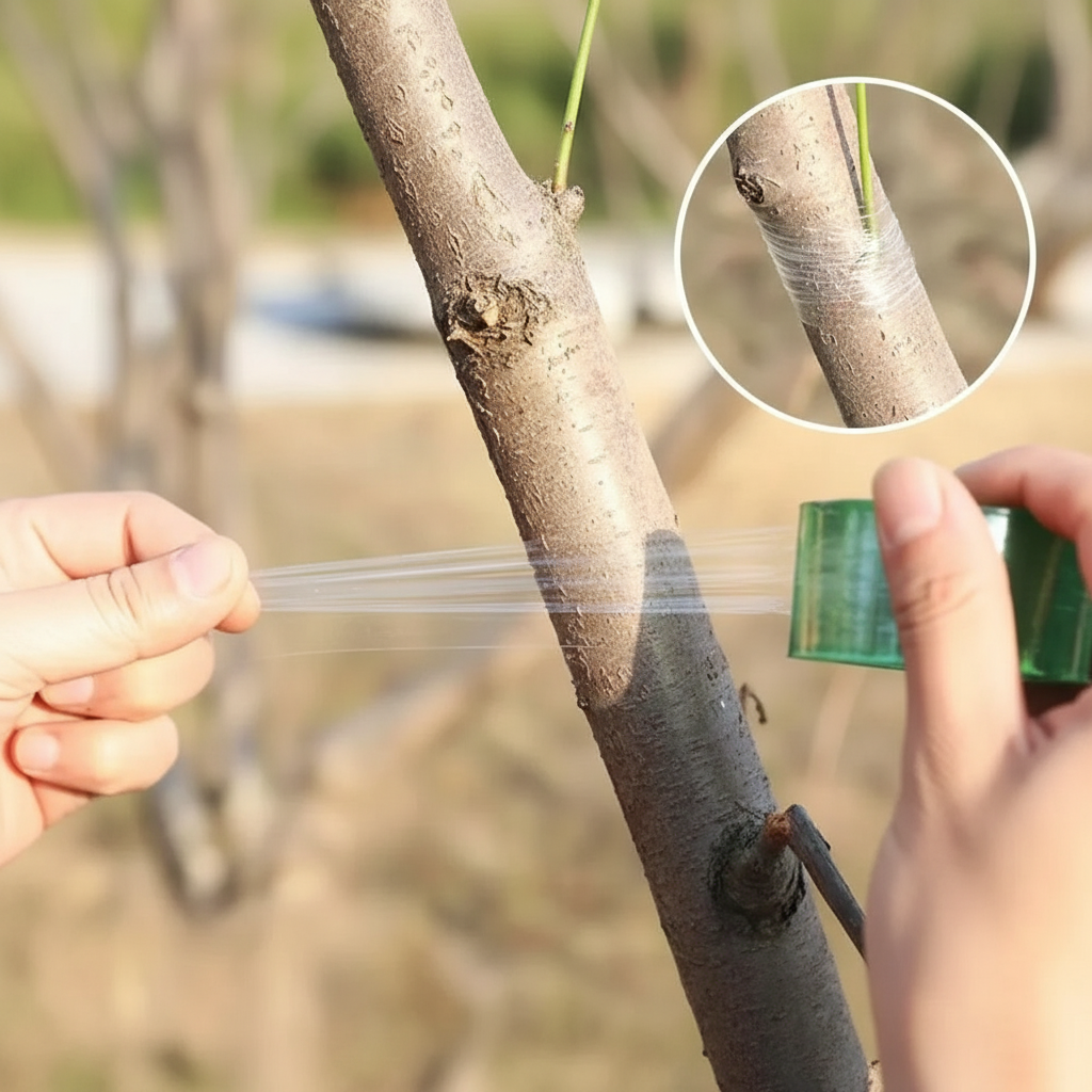 High Quality Self Adhesive Grafting Tape For Fruit Tree Seedlings And Gardening 