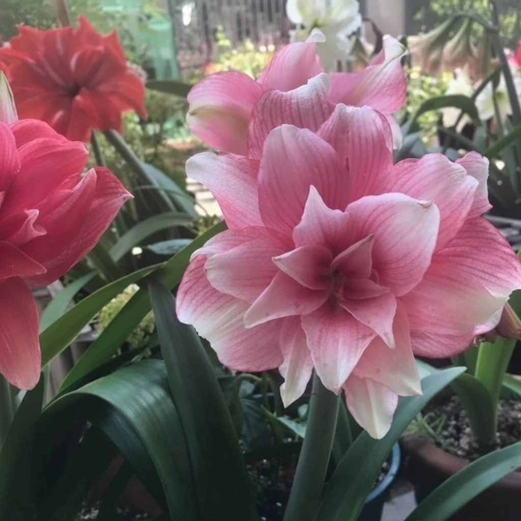 2 Package Amaryllis Vittained Plants