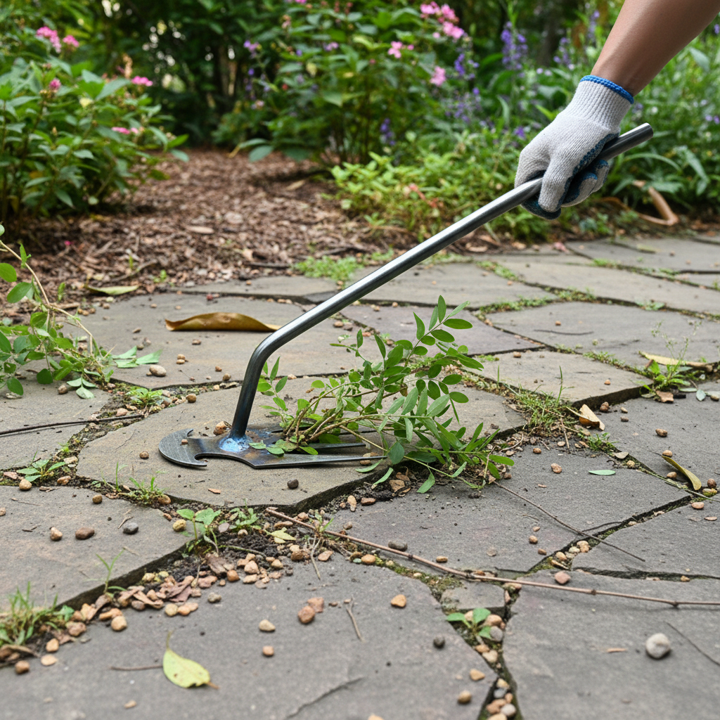 Forged Manganese Steel Long Handle Weeding Tool For Root Removal