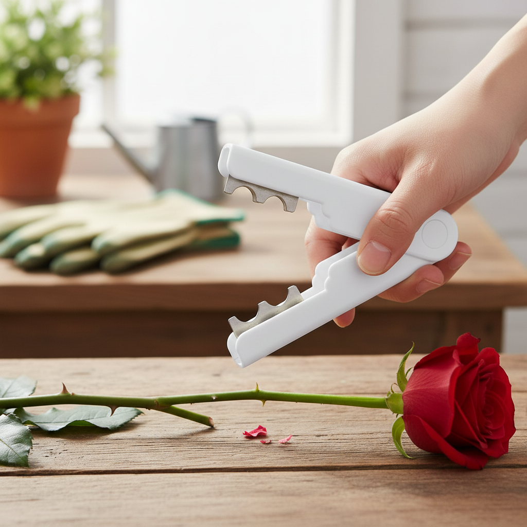 Rose Thorn And Leaf Stripper Gardening Tool For Flower Arrangement