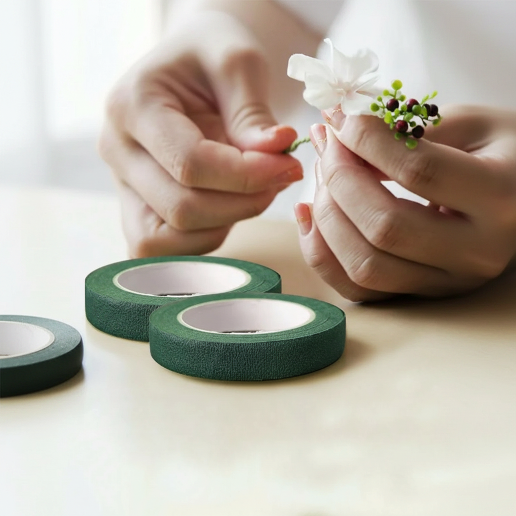 Self Adhesive Floral Tape For Artificial Flower Arrangements Crafting