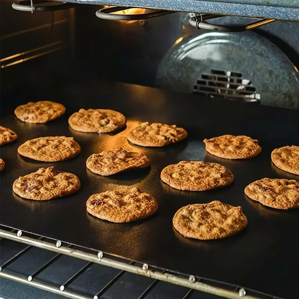 2 Piece Of Non Stick Oven Liner Mat For Electric And Gas Grill Use2 Piece Of Non Stick Oven Liner Mat For Electric And Gas Grill Use - Image 2