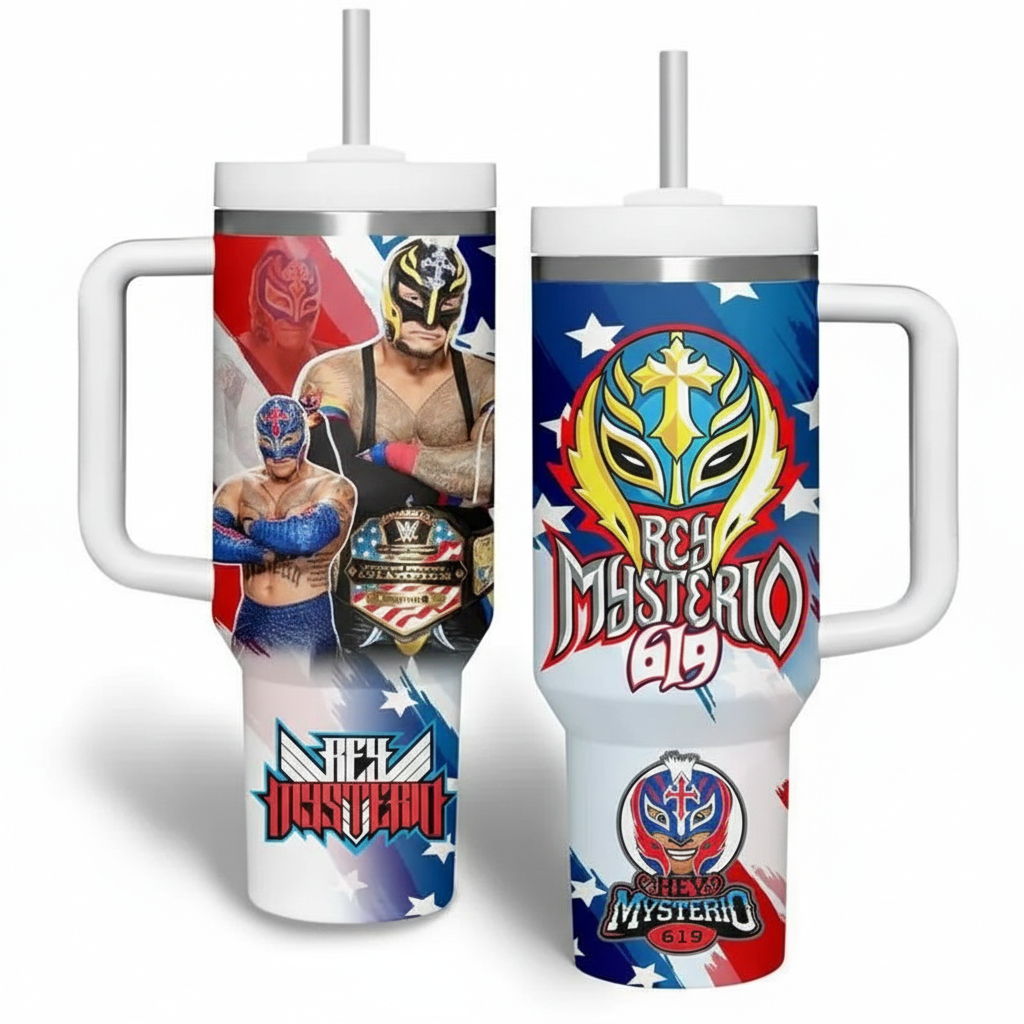 WWE Design Tumbler With Handle