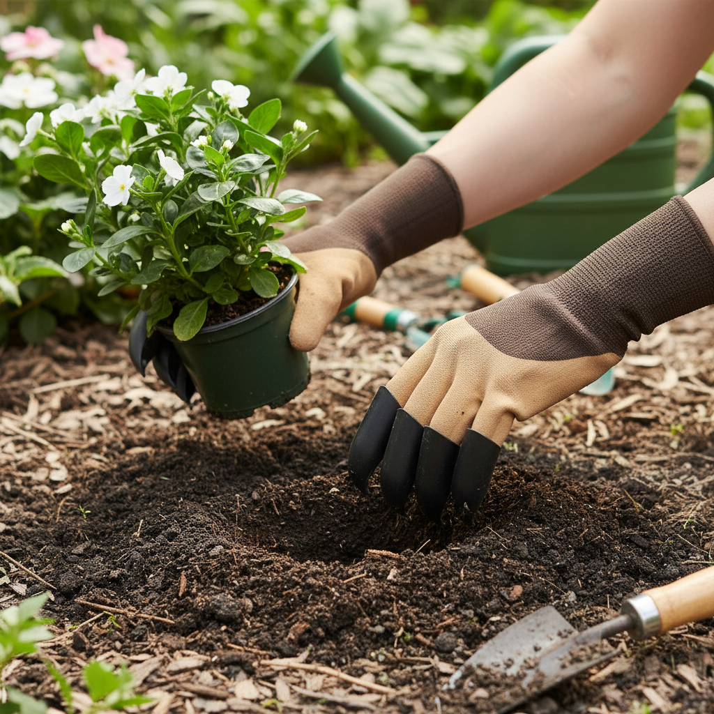 Thorn Proof Waterproof Protective Gardening Gloves With Claws For Farming Work