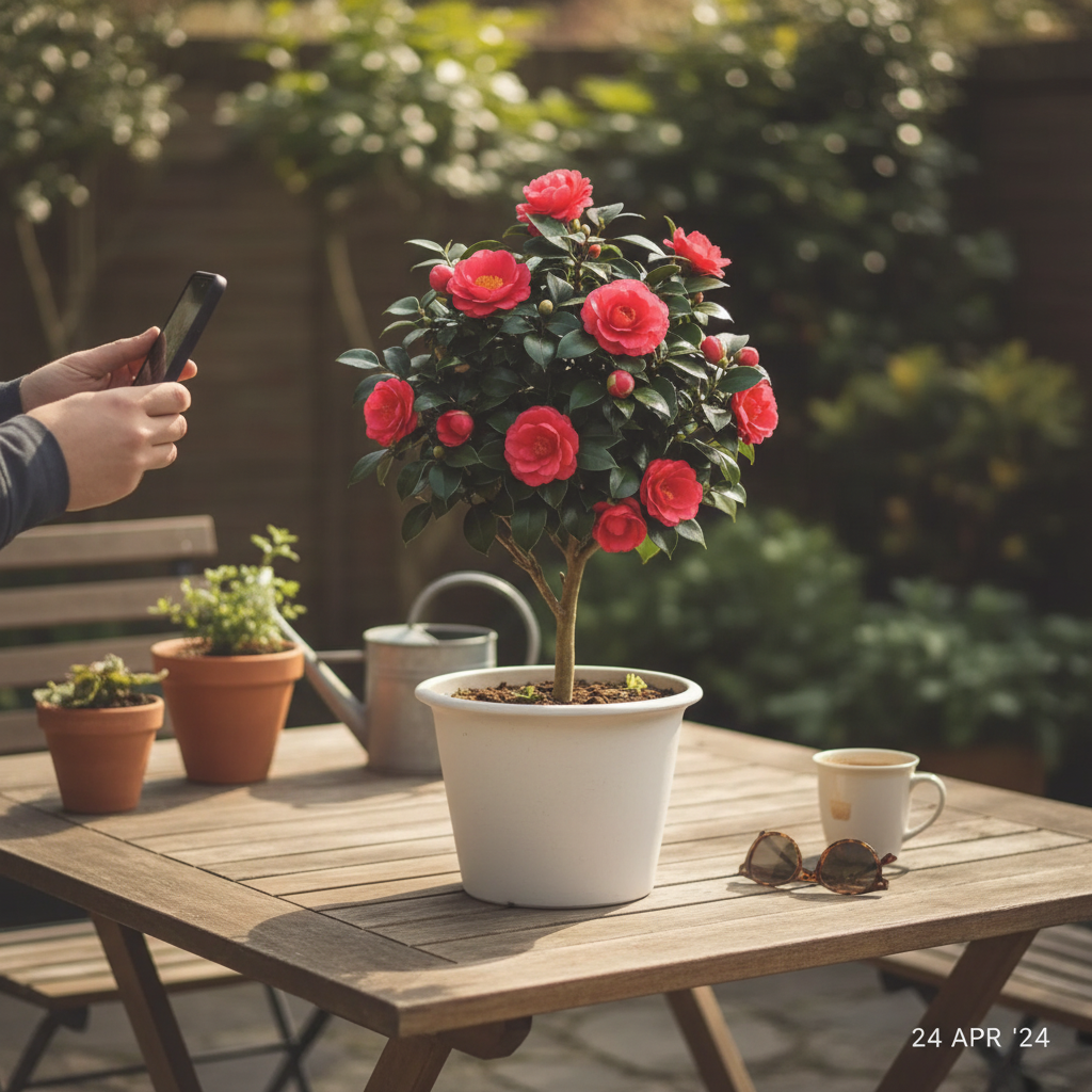 20 Pieces Of Camellia Flower Potted Plant For Decor20 Pieces Of Camellia Flower Potted Plant For Decor - Image 3