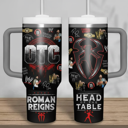 WWE Design Tumbler With Handle
