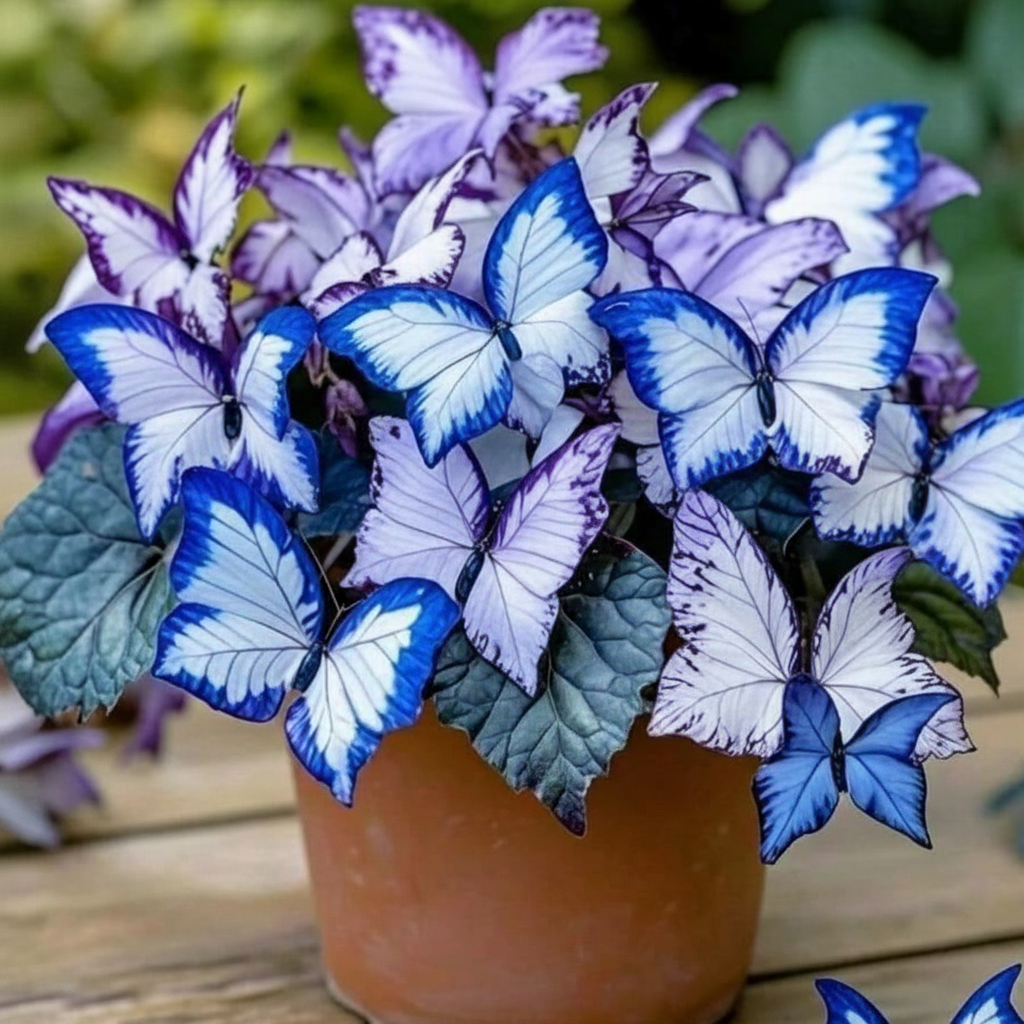 200 Pieces Of Moonlight Butterfly Begonia Flower Plant For Outdoor Growing 