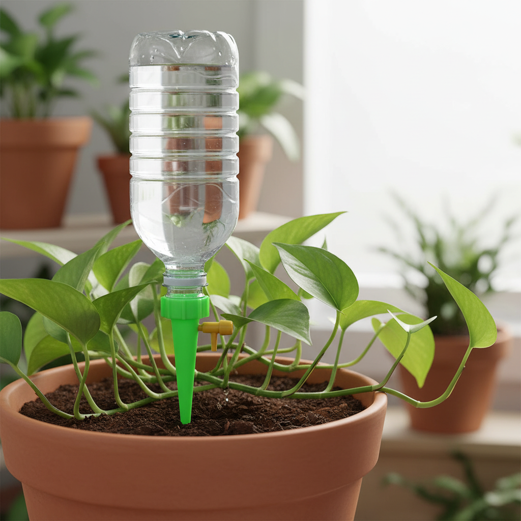 Pack Of 10 Adjustable Slow Release Control Valve Automatic Watering Device For Plants Gardening