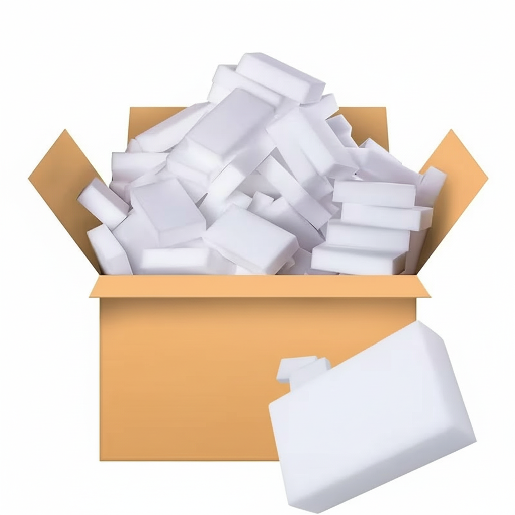 Multi Purpose Foam Sponge Cleaning Pads Set For Home Kitchen And BathroomMulti Purpose Foam Sponge Cleaning Pads Set For Home Kitchen And Bathroom - Image 4