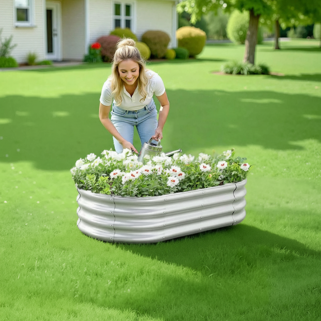 Metal Raised Garden Bed,