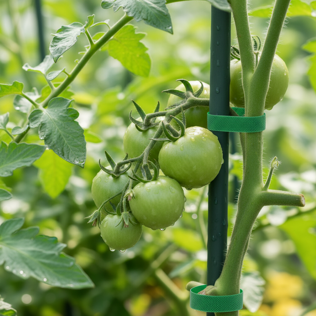 Adjustable Reusable Plant Support Ties For Climbing Plants And Gardening Applications