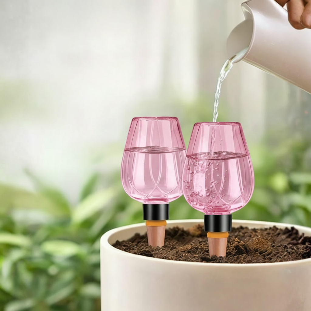 Automatic Slow Release Watering System For Succulents And Flowers