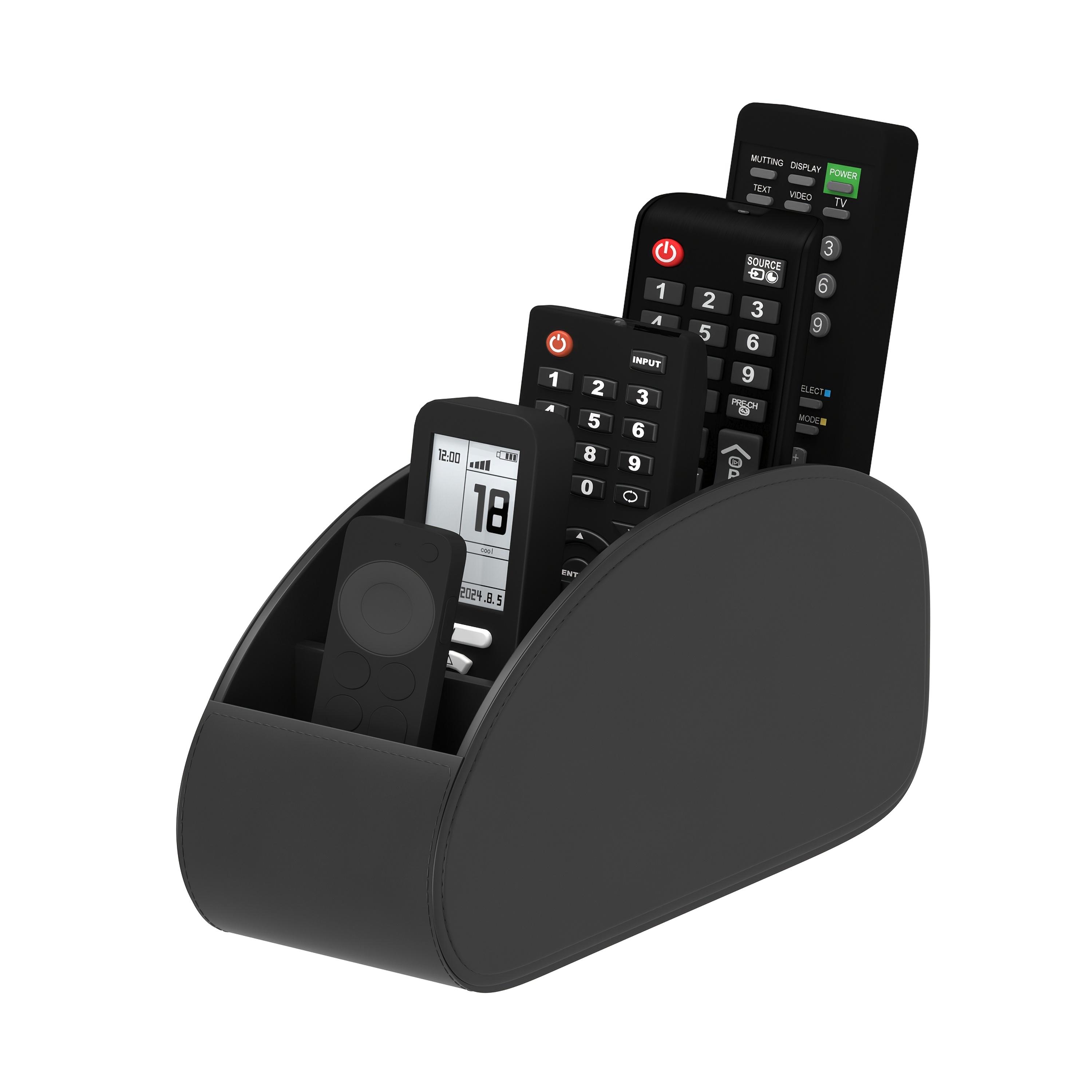 1pc PU Remote Control HolderRemote Control Holder Organizer For Living Room - Image 10
