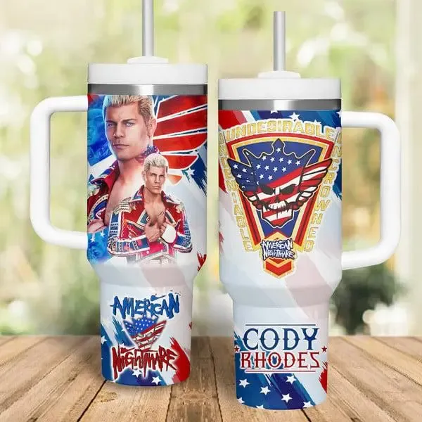 WWE Design Tumbler With Handle