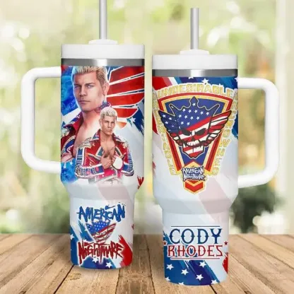 WWE Design Tumbler With Handle