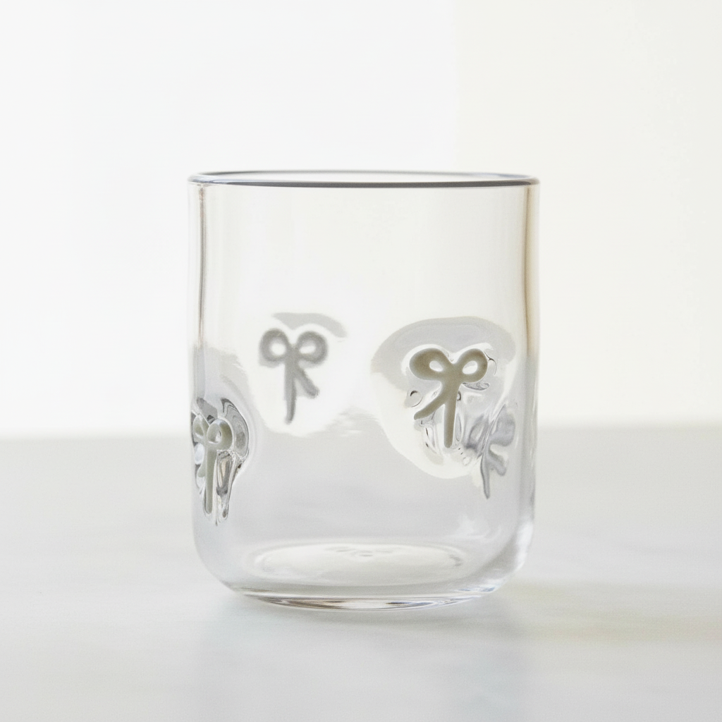 Transparent Juice Glass With Modern Design