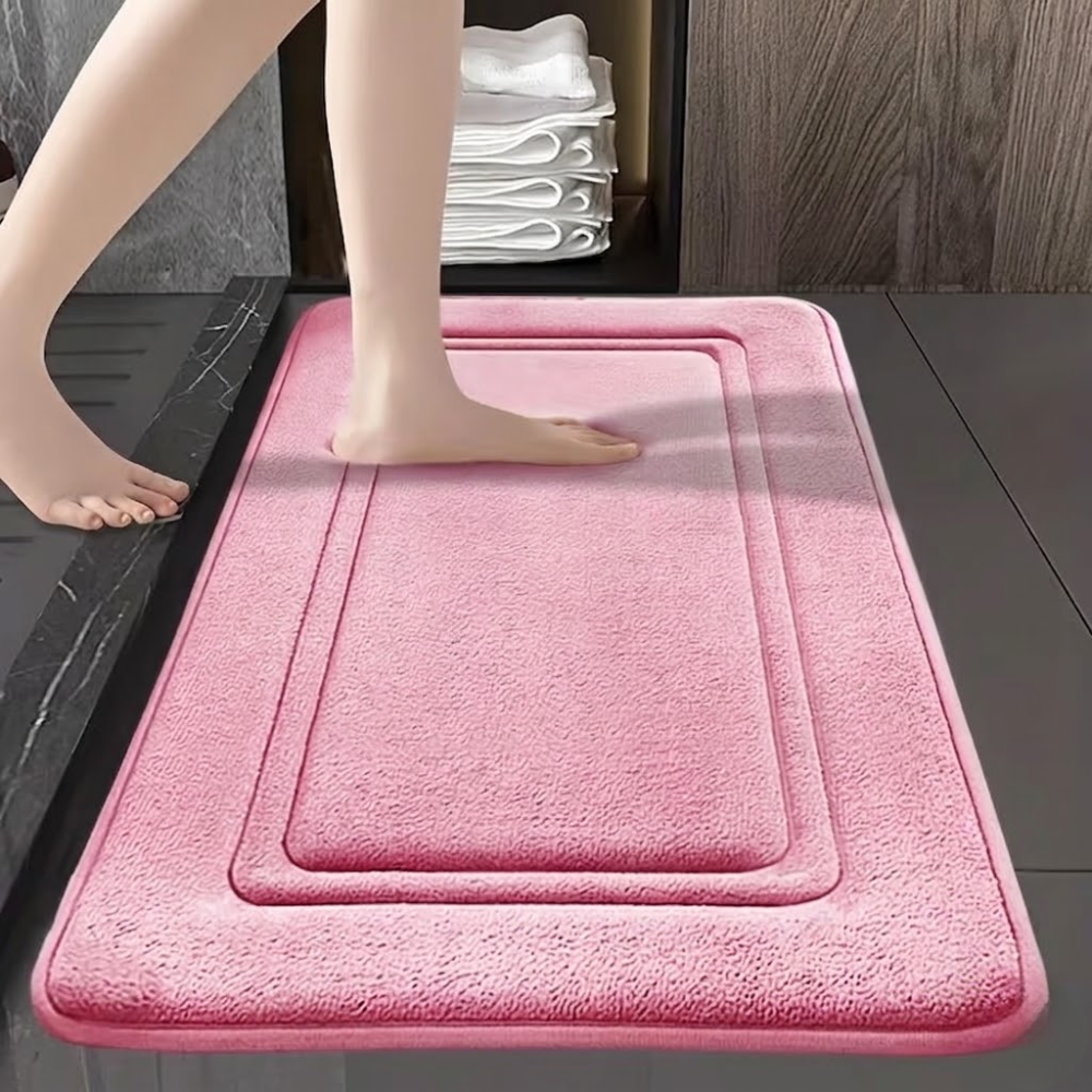 2 Piece Of Quick Dry Memory Foam Bath Mat
