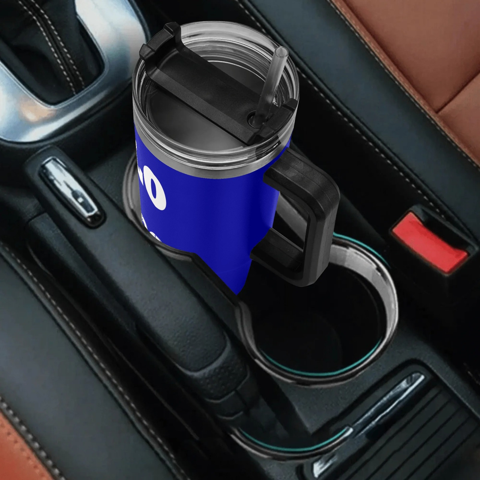 Buffalo Football-Themed 40-Ounce Stainless Steel Tumbler
