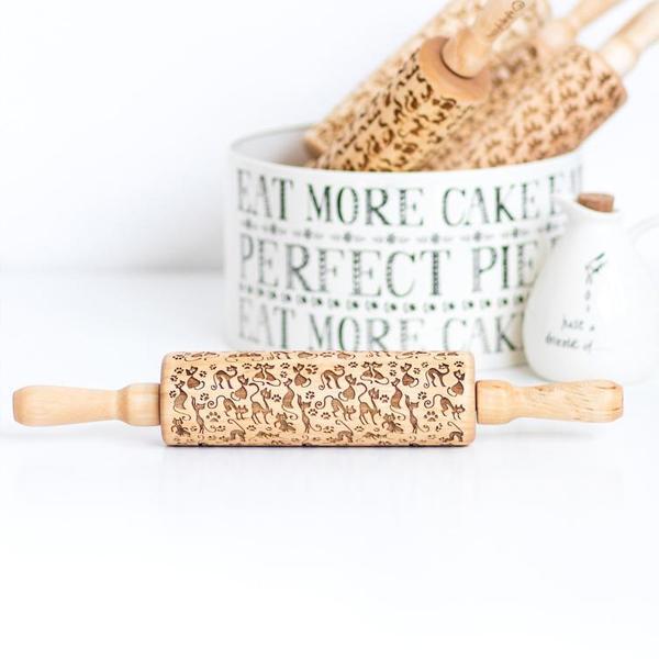 Festive Pattern Embossing Rolling Pin