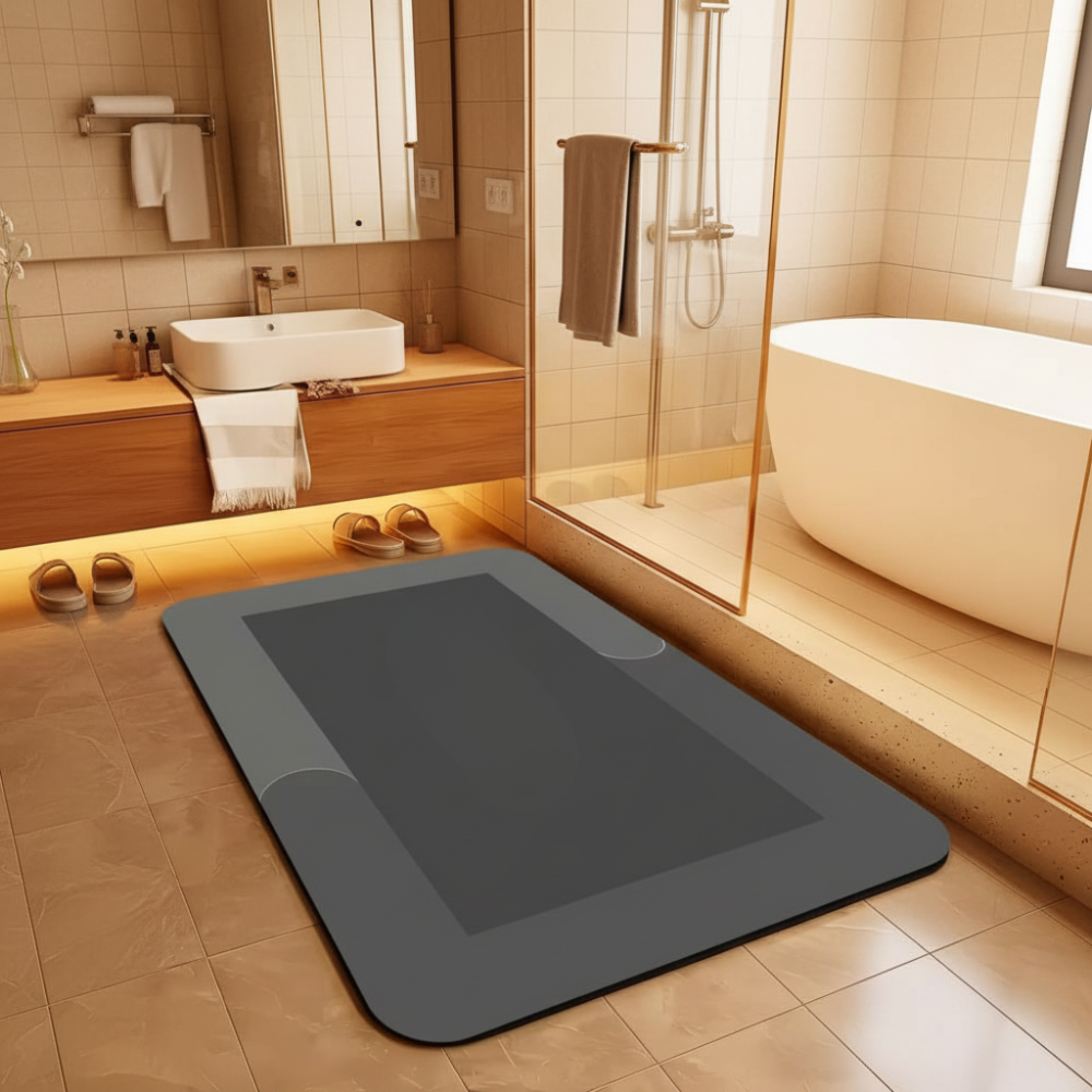 Absorbent Quick Dry Shower Floor Non Slip Bath MatAbsorbent Quick Dry Shower Floor Non Slip Bath Mat - Image 2