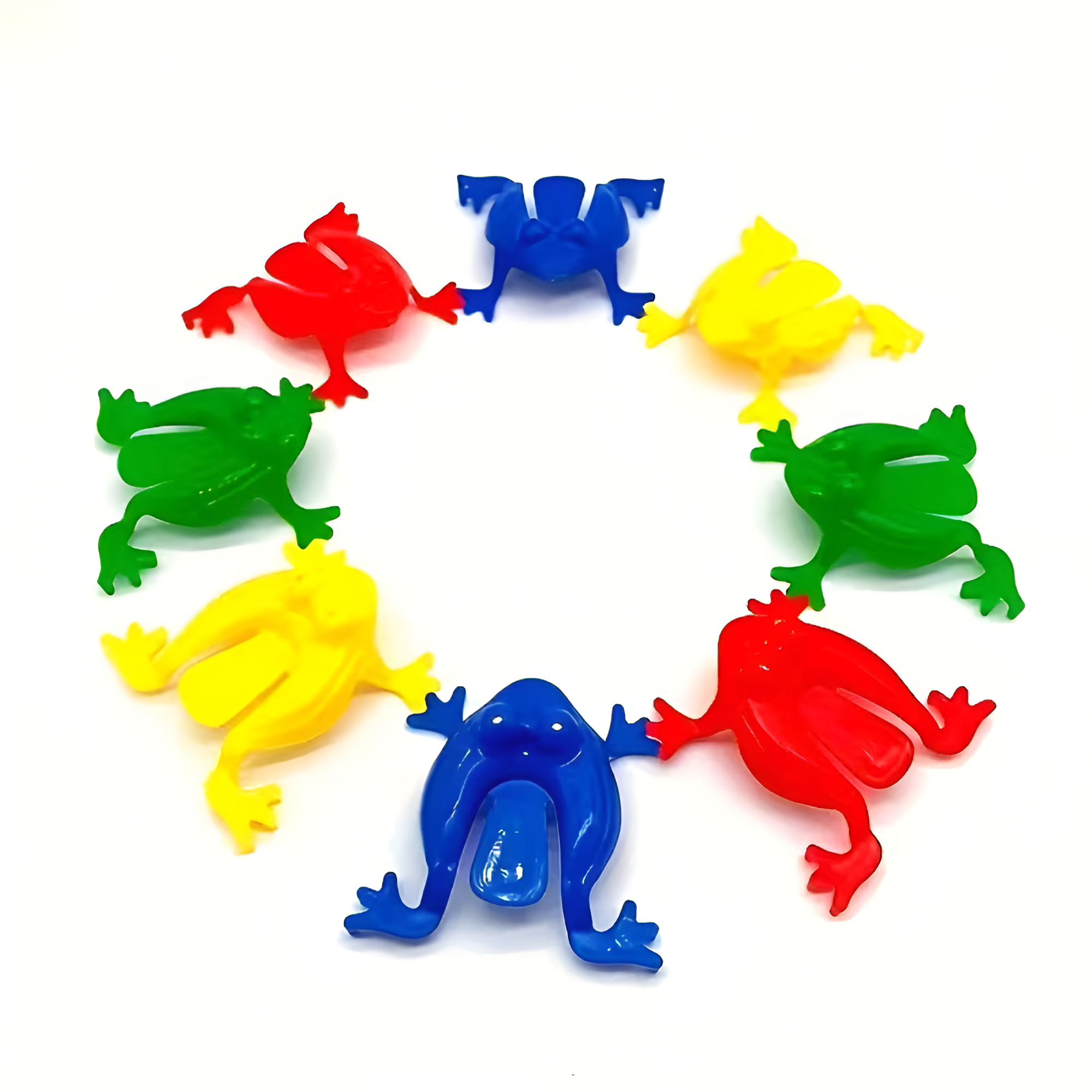 Vibrant 15 Pieces Of Polymer Jumping Frog Set
