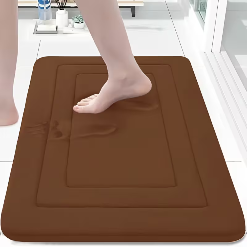 Non Slip Absorbent Fleece Bathroom MatNon Slip Absorbent Fleece Bathroom Mat - Image 5