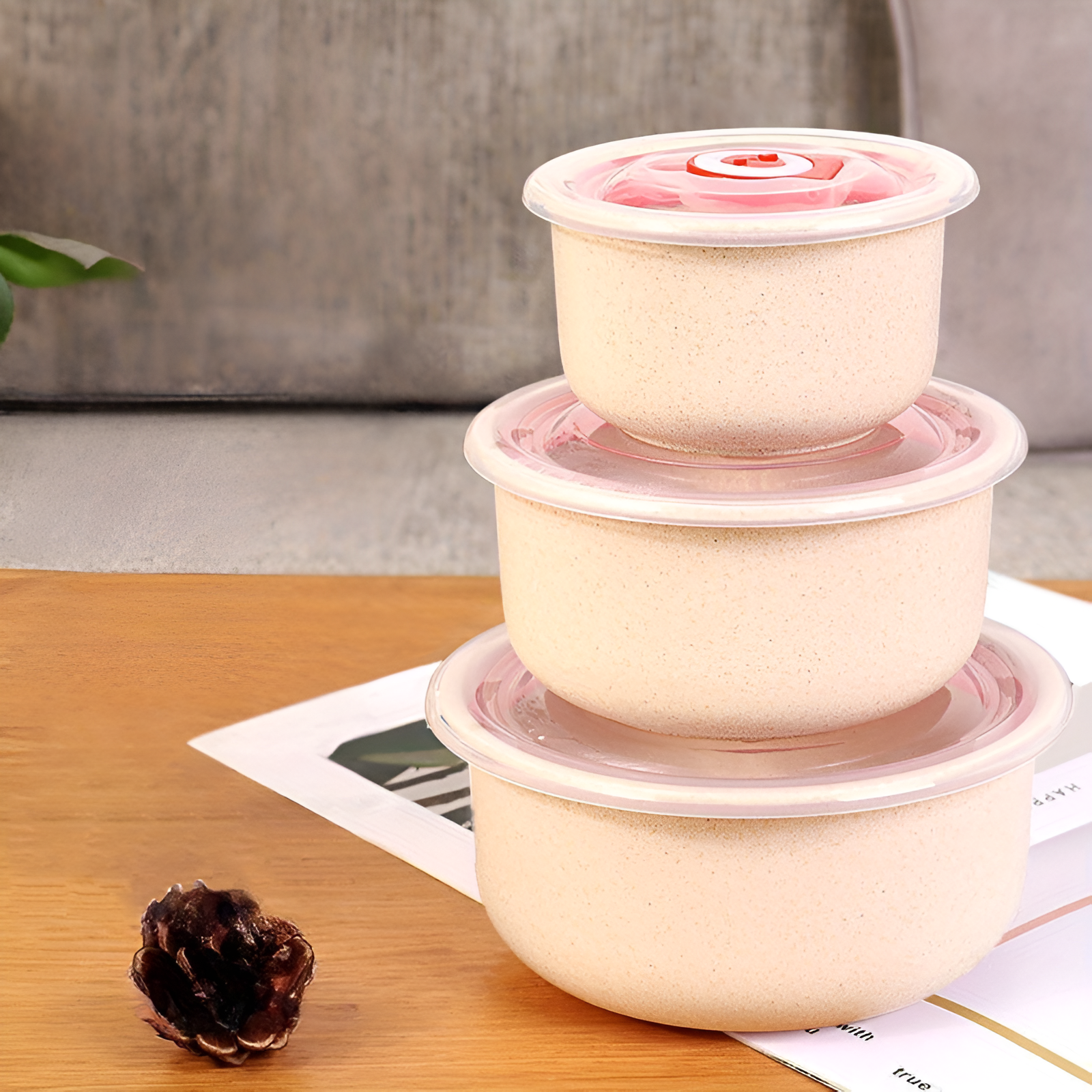 3pcs Airtight Food Storage Containers