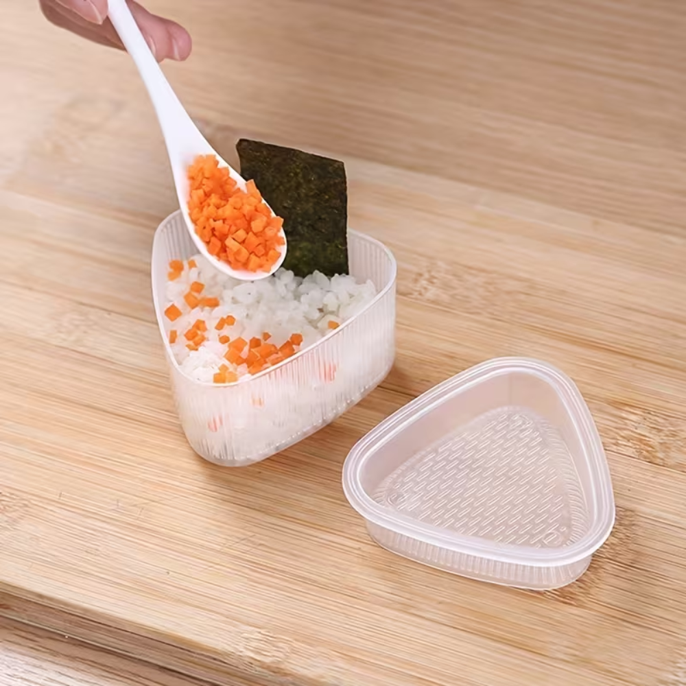 2 Pack Of Triangle Sushi Maker MoldTwo Pieces Triangle Sushi Rice Ball Maker Set - Image 3